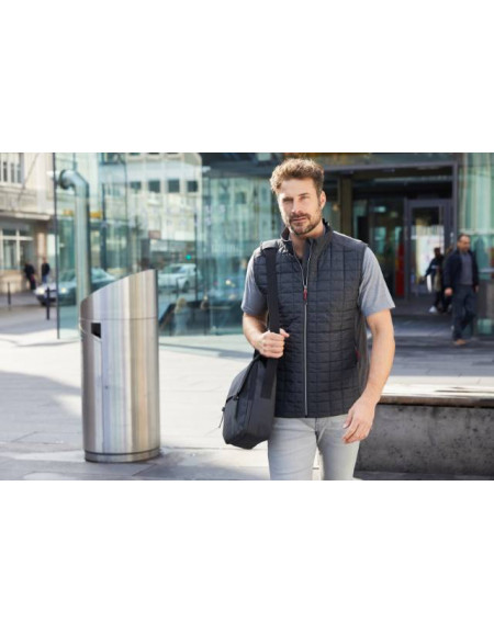 Vestă hibridă tricotată pentru bărbați